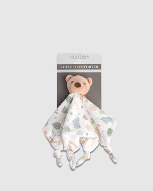 Little Linen Baby Comforter Toy / Security Blanket